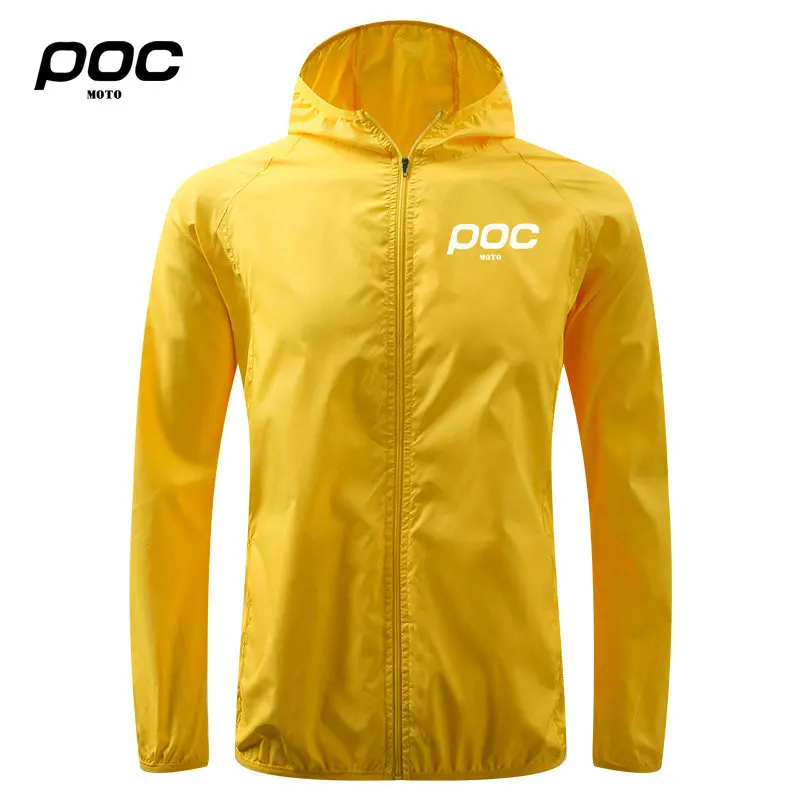 

2025 MOTO POC Men's Mountain Bike Cycling Breathable Jacket Bicycle Waterproof Windbreaker MTB Rroad Downhill Windproof Raincoa
