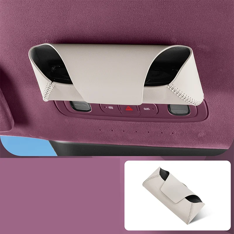 sunglasses-storage-box-for-xiaomi-yu7-2025-2026-car-eyeglass-case-central-control-under-magnetic-suction-car-interior-parts