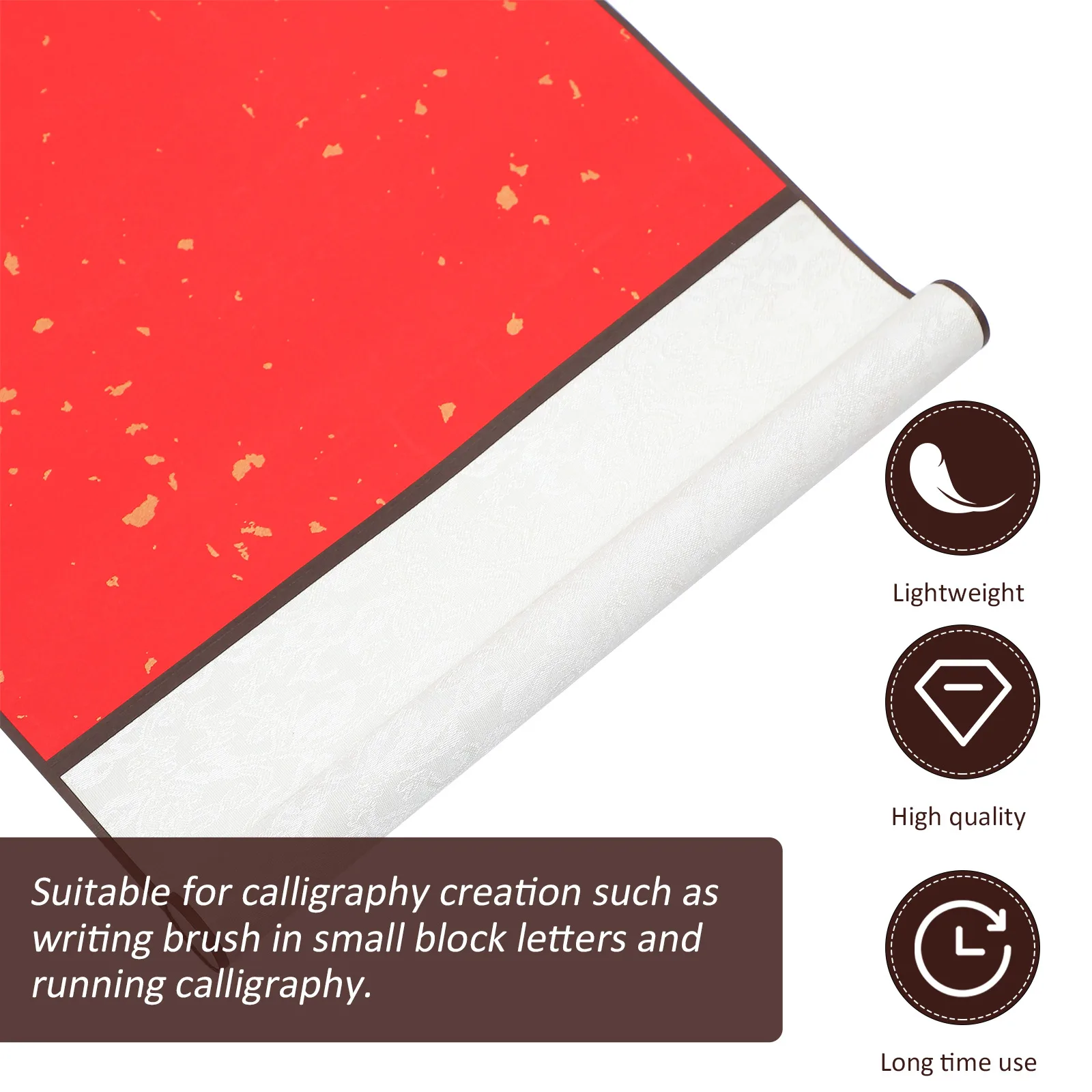 

Пустой подвесной свиток, высококачественная бумага Сюань для рисования каллиграфии, компактное хранение, художественный настенный свиток, поставка для рисования, длительный срок службы