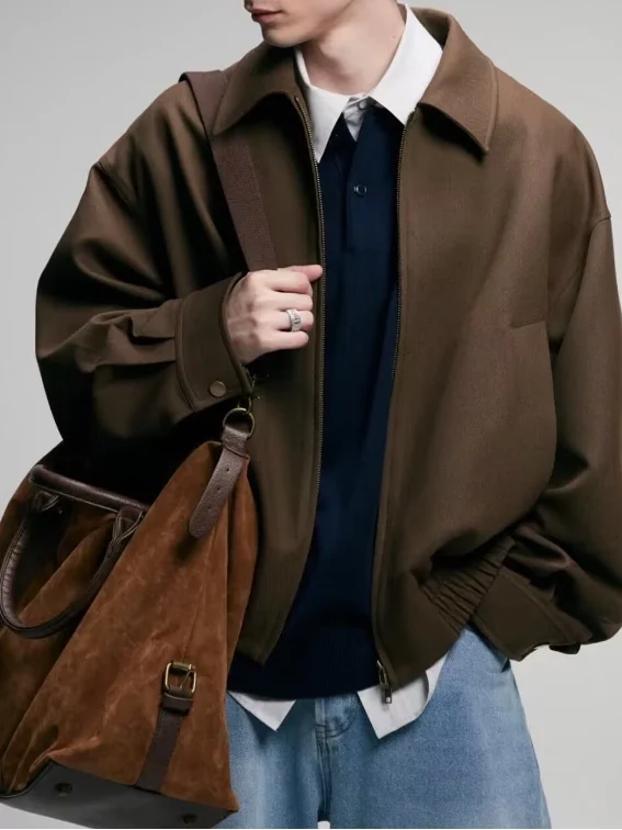 

Винтажная американская свободная мужская бейсбольная куртка для пар, повседневная модная весенне-осенняя верхняя одежда из полиэфирного волокна