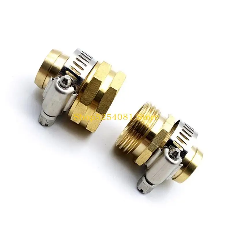 AXYC Gardening Brass Barb Straight Joiners 3/4