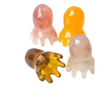 1pc a forma di polpo testa meridiano agopunto massaggio pett...