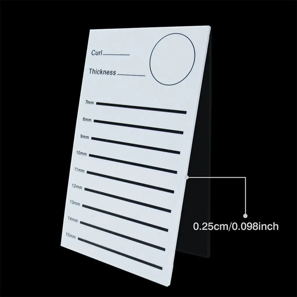 1 pièces r faux faux cils support support Pad cils Extensions colle palette support carte outil plaque conseil plaque