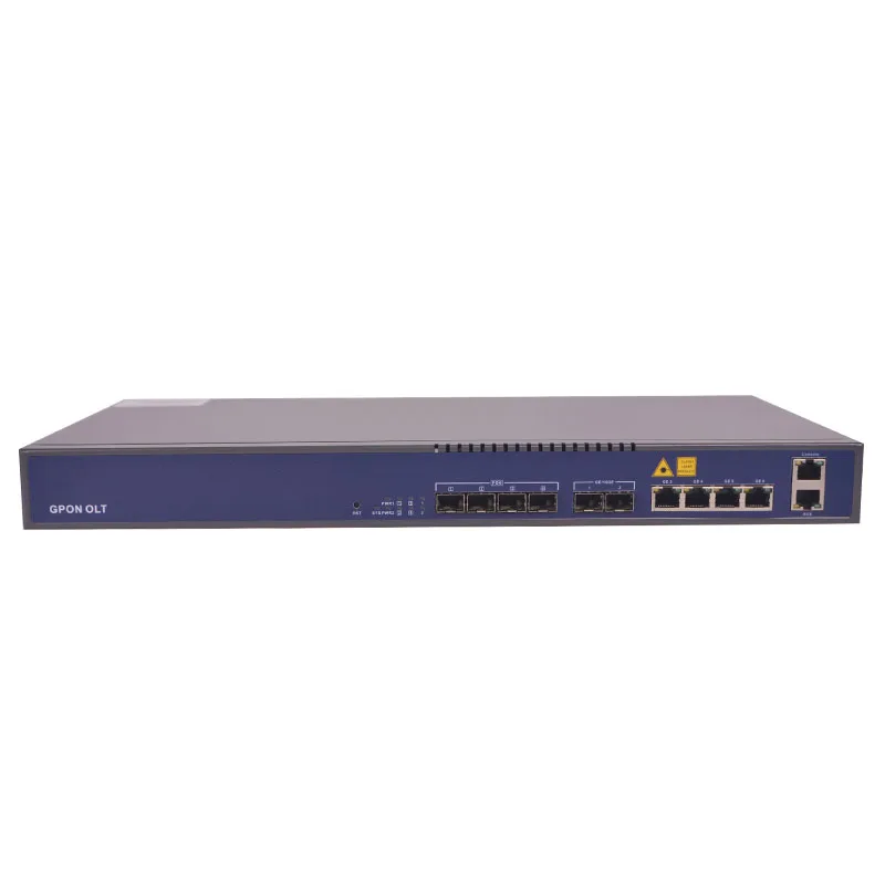OLT GPON 4 Puertos 19 Polegadas 1U Olt Vsol Gpon Gepon Sfp C+++ Olt 4 Pon