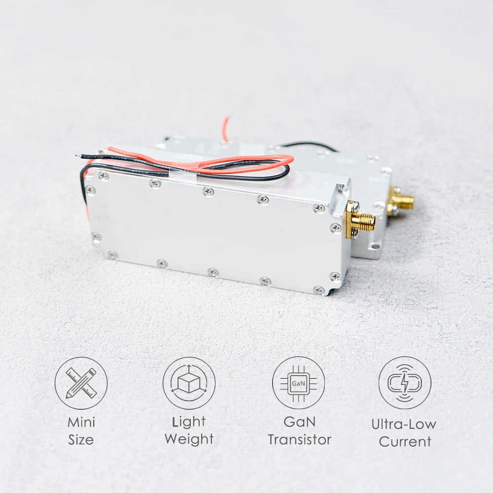 Módulo amplificador de potência RF 10W 720MHz-2.4GHz GaN