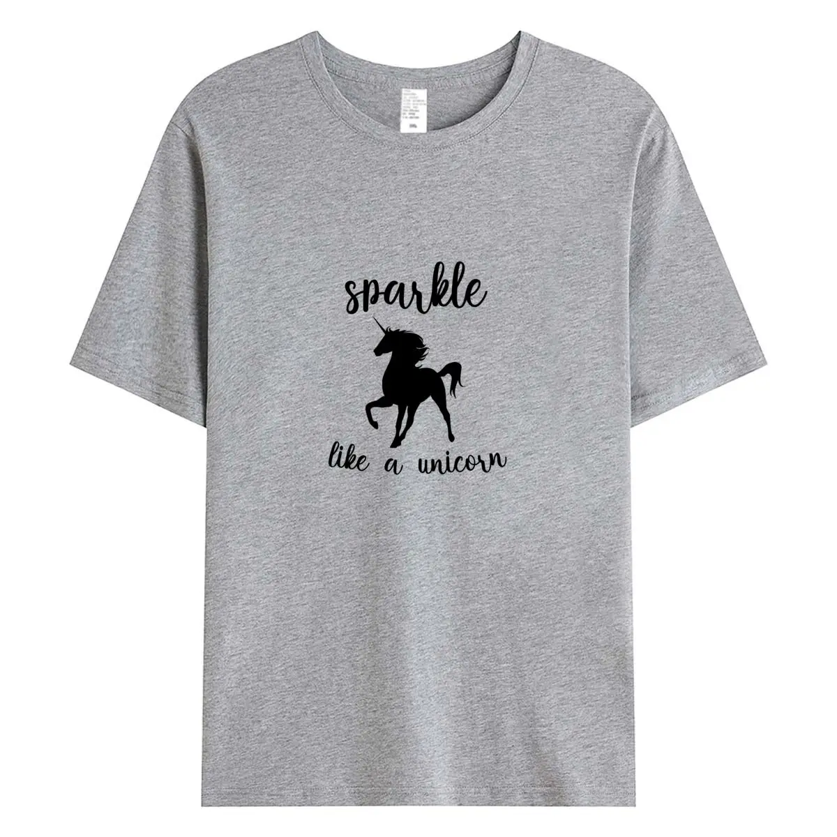 2026 Summer Tshirt Women Short Sleeve Tees Tops Woman Cotton Clothing New Unicorn Graphic T Shirts Oversized Female T-shirt