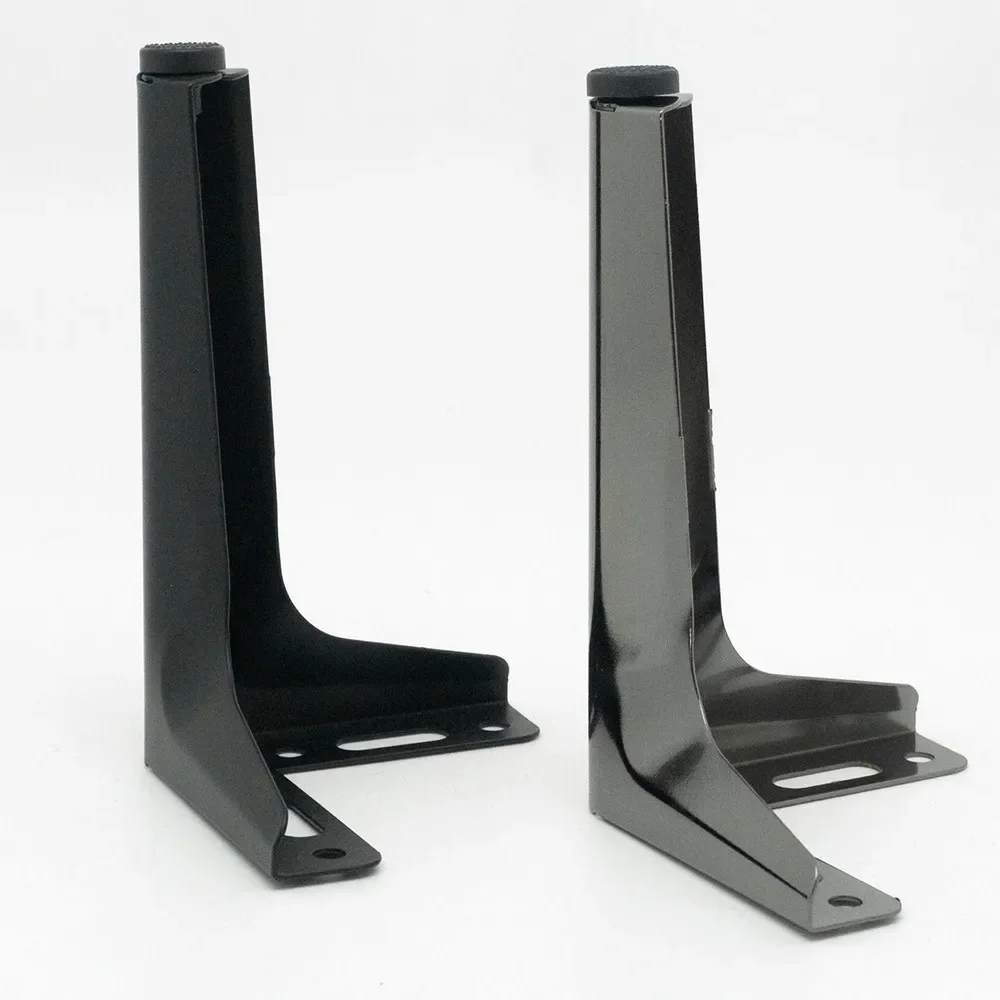 4Pcs Metal Foot Cabinet Bedside Table Slanted Leg Three-pronged Right-angle Furniture Legs Coffee Table Support Leg