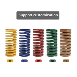 Creamily 1 peça mola de estampagem espiral, mola de compressão, mola comprimida, molde de pressão de liberação, mola de aço od20mm id10mm