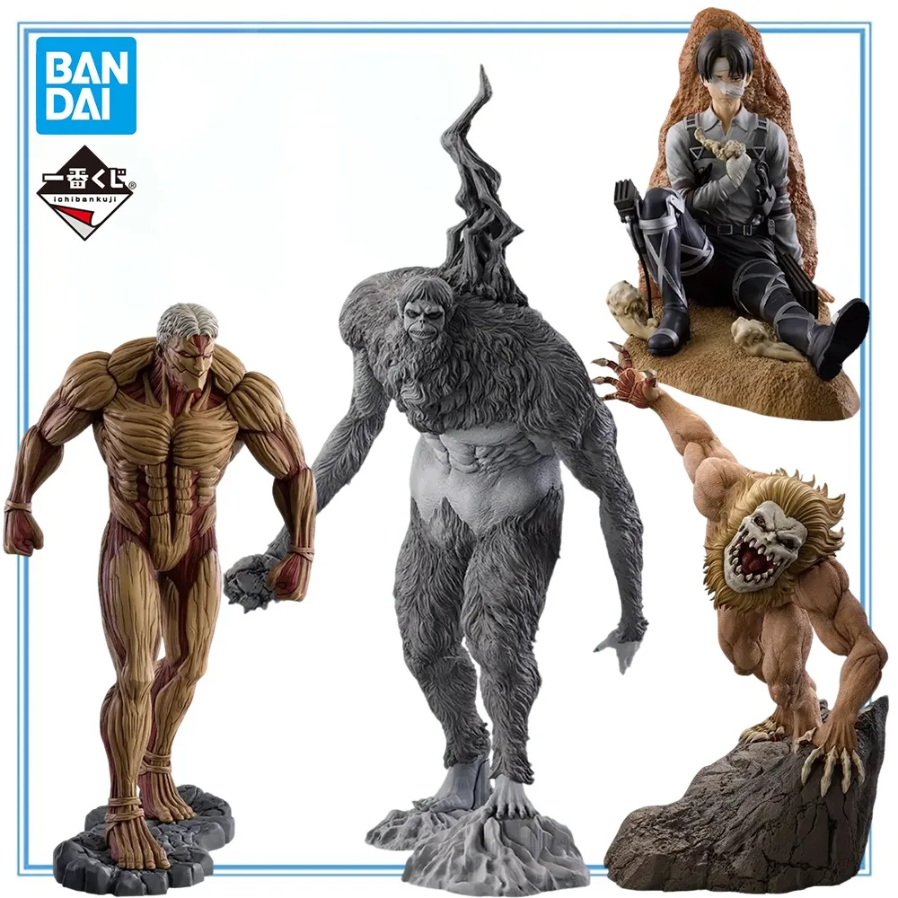 

100% Original in Stock Bandai Spirits Ichiban Kuji Shingeki No Kyojin Kemono No Kyojin Levi Yoroi No Kyojin Agito