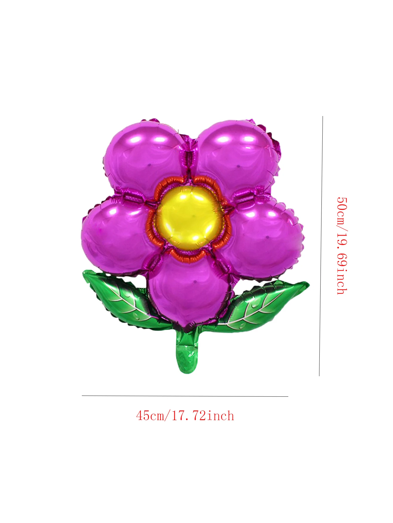 3pcs Flower Balloons Pink Rose Red Purple Flower Balloon Birthday Party Wedding Decorations