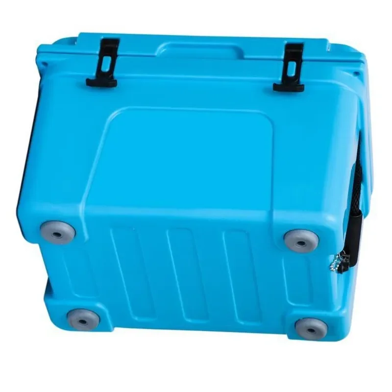 Food Grade PE 40L Insulated Cooler Box Portable Vaccine Blood Transport Container Cold Chain Storage for Fishing Delivery