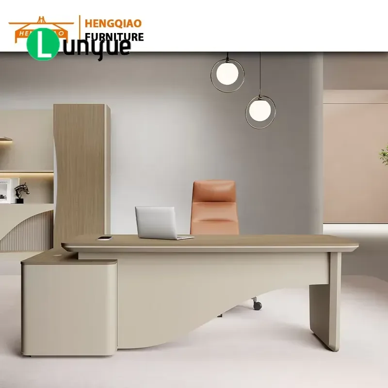 Modern Office Desk and Chair Set Contemporary Design Furniture for Home Office Workspace Affordable Manufacturer Direct Sale