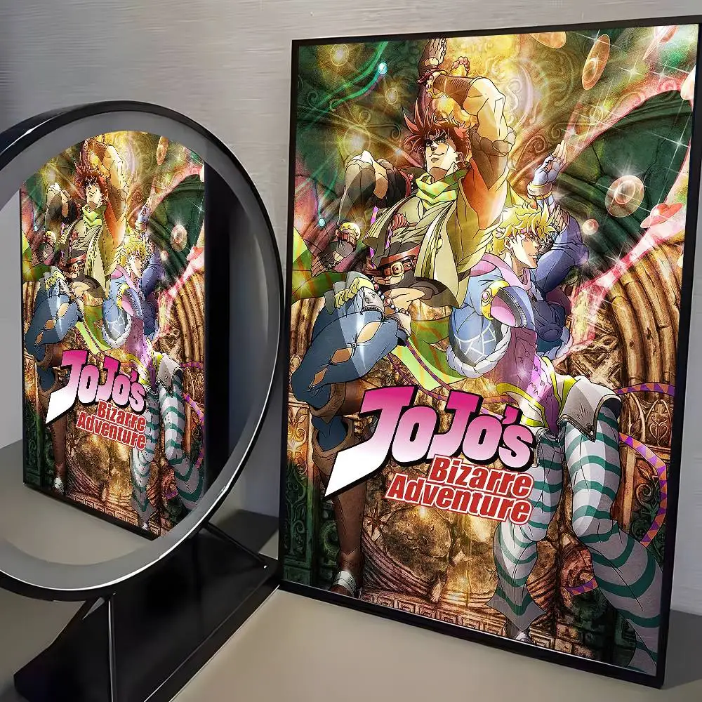 Anime JoJos Bizarre Adventure Retro-Poster, Kunst auf HD-Leinwand, hochwertiges ästhetisches Druckpapier, Wandkunst für Wohnzimmer, Heimdekoration – Detail 14