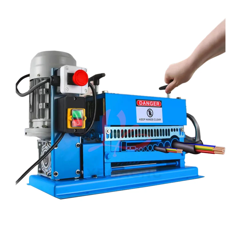 Electric Wire Stripping Machine 370W 750W With Blade 1-38mm Cable Stripper for Removing Plastic Rubber from Wire Copper Recycle