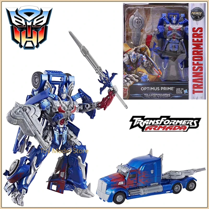 In Stock Transformers Movie 5 American Version of TLK Leader Optimus Prime Collect Figure Anime Robot Anime Action Models Gifts