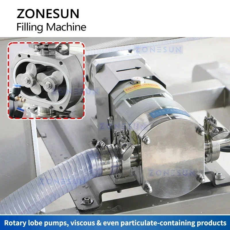 ZONESUN ZS-BIB01D BIB Filler Rubinetto Beccuccio Riempitrice per bevande Borsa per acqua in scatola Attrezzatura per l'imballaggio