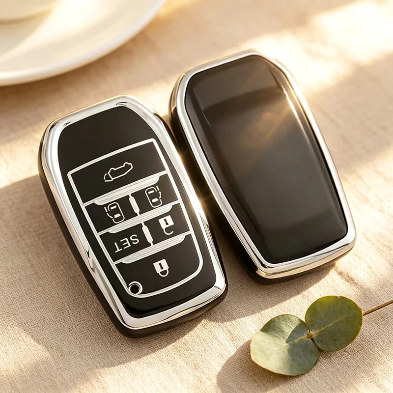 

Чехол для ключей из ТПУ на 2, 3, 4, 5, 6 кнопок для Toyota Camry, RAV4, Highlander, Avalon, C-HR, Prius, Corolla, GT86