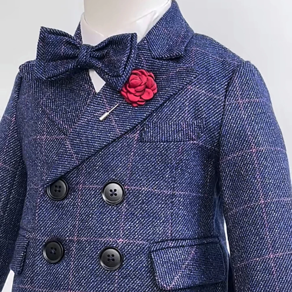 2024 new Coat Boys Suits For Weddings Kids Prom Party Clothes For Little boy Children Clothing Sets Boy Classic Costume Dress
