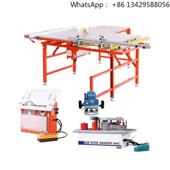 High Quality Automatic Small Wood Cutting Band Saw Multi-function Portable Folding Push-pull Panel Saw For Furniture Wood