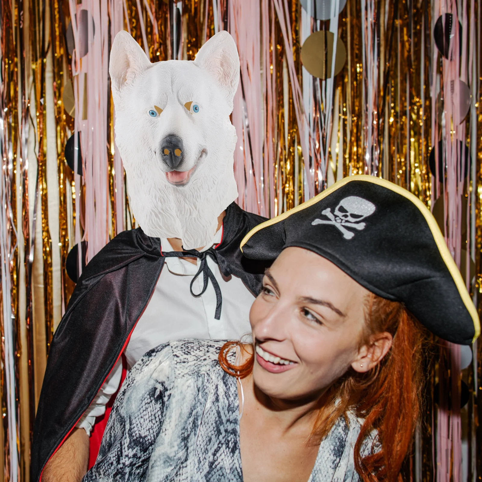 

Rubber Realistic Pet Design For Halloween Masquerade Halloween Dog Props Adult Carnival Dog Cosplay Props