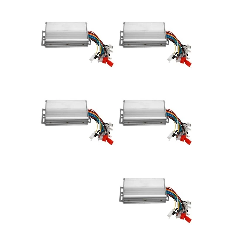 HGHO 5X 48V 500W Brushless Controller, Aluminium Alloy E-Bike Brushless Motor Controller For Electric Bicycle Scooter
