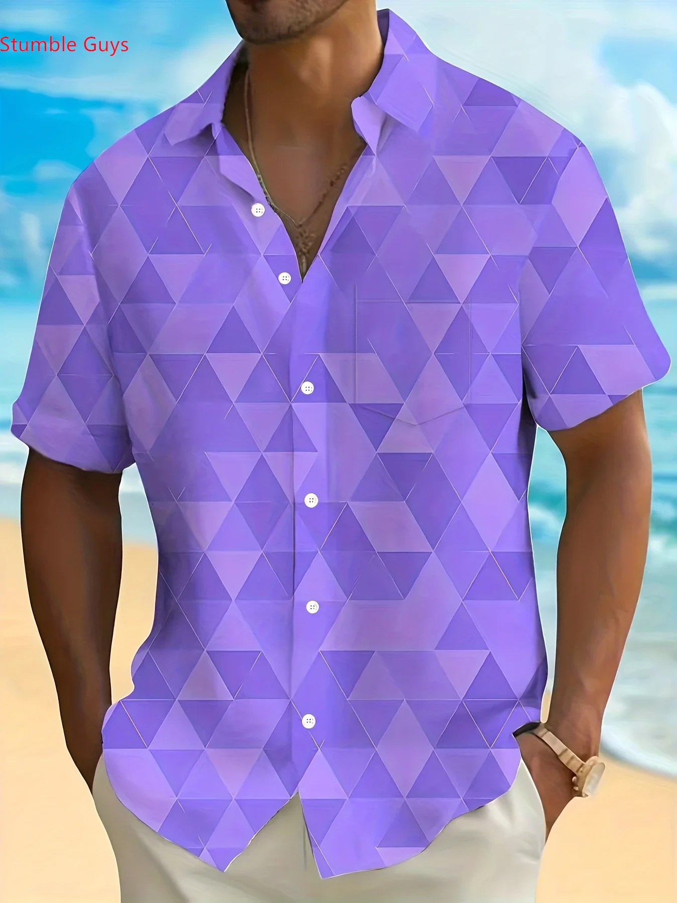

2026 New Design Men's Hawaiian Shirt Summer Casual Man Women Short Sleeve Fashion Beach Party Print Holiday Outfits
