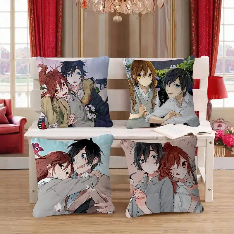 

Аниме H-Horimiya 45*45 см наволочка наволочка Декор наволочка домашняя наволочка для дивана подушка