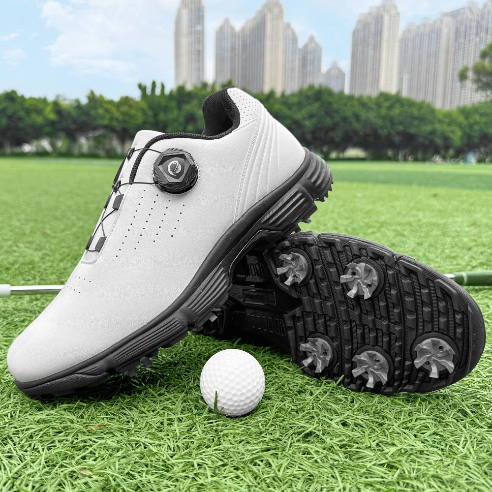 

Lightweight Golf Shoes Men Non Slip Exercise Comfortable Shoes for Golfers Male Gym Sneaker