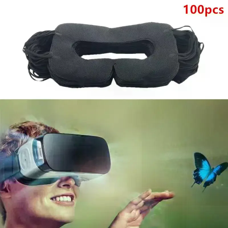

100Pcs Universal Hygiene Disposable Eye Mask Sweat Breathable Face Protection For Headset Accessories Sweat Breathable Eye Cover