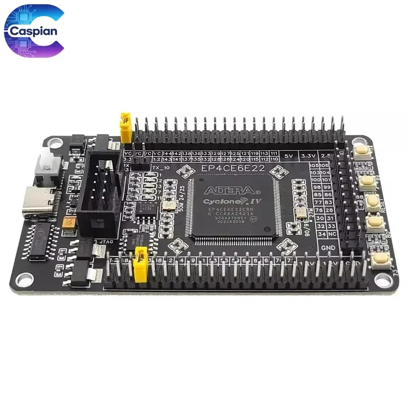 3Pcs Altera Cyclone IV EP4CE6E22C8N FPGA Development Board 6K LEs 80 IO JTAG 50MHz for Verilog