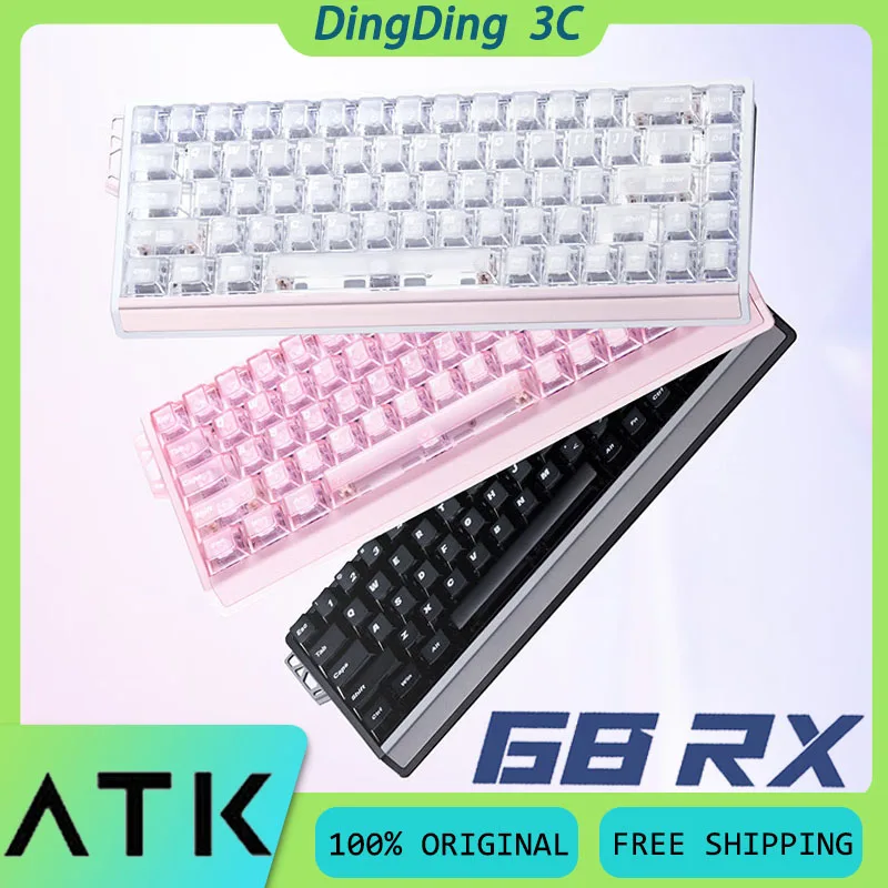 

ATK 68RX Wired Magnetic Switch Mechanical Keyboard 8K Polling Rate Hot Swap Ergonomics RT0.001mm Custom E-sports Gaming Keyboard