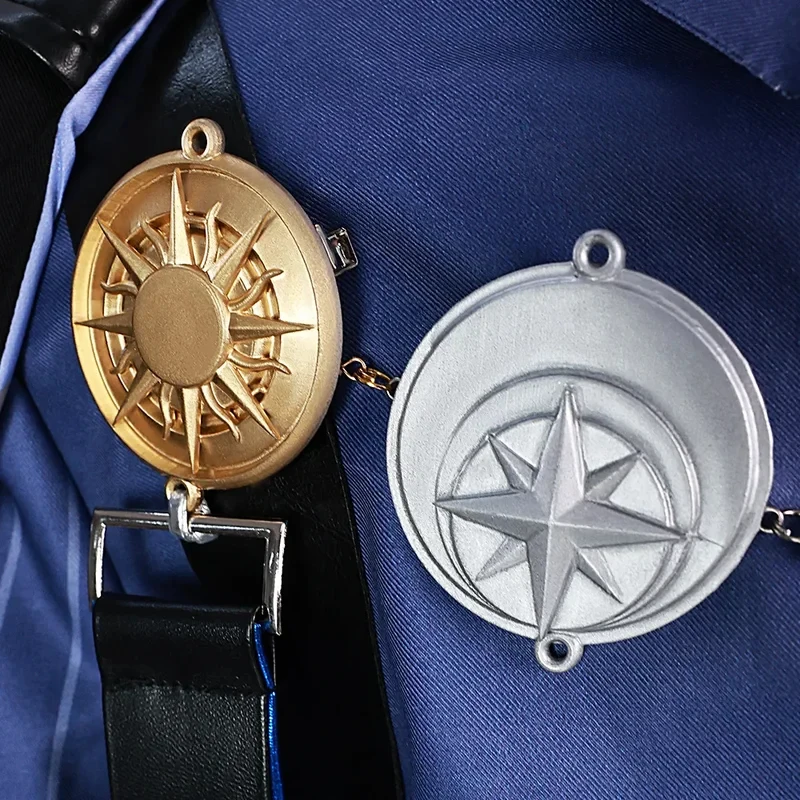 Disfraz de Cosplay de Hugo de Zenless Zone Zero, Traje Elegante, Peluca de Hugo, Uniforme de Juego con Sombrero, Set de Accesorios, Zapatos de Anime Rk;6,y'9