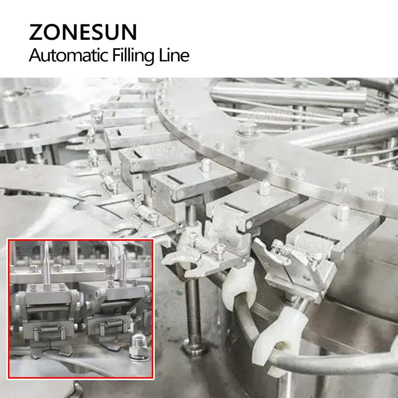 ZONESUN ZS-AFM 24000BPH Полностью автоматическая машина для наполнения ПЭТ-бутылок Минеральная вода Производство напитков Линия массового производства