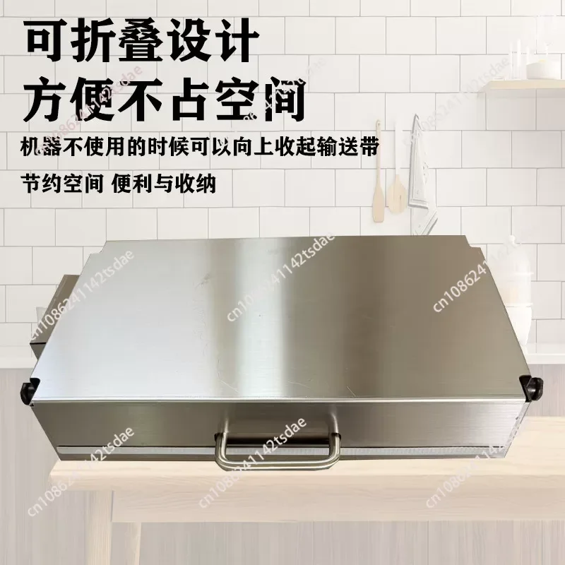 Household Desktop Folding Manual Crispy Machine, Hand-cranked Crispy Horn Wrapper, French Egg Tart Skin Forming Machine
