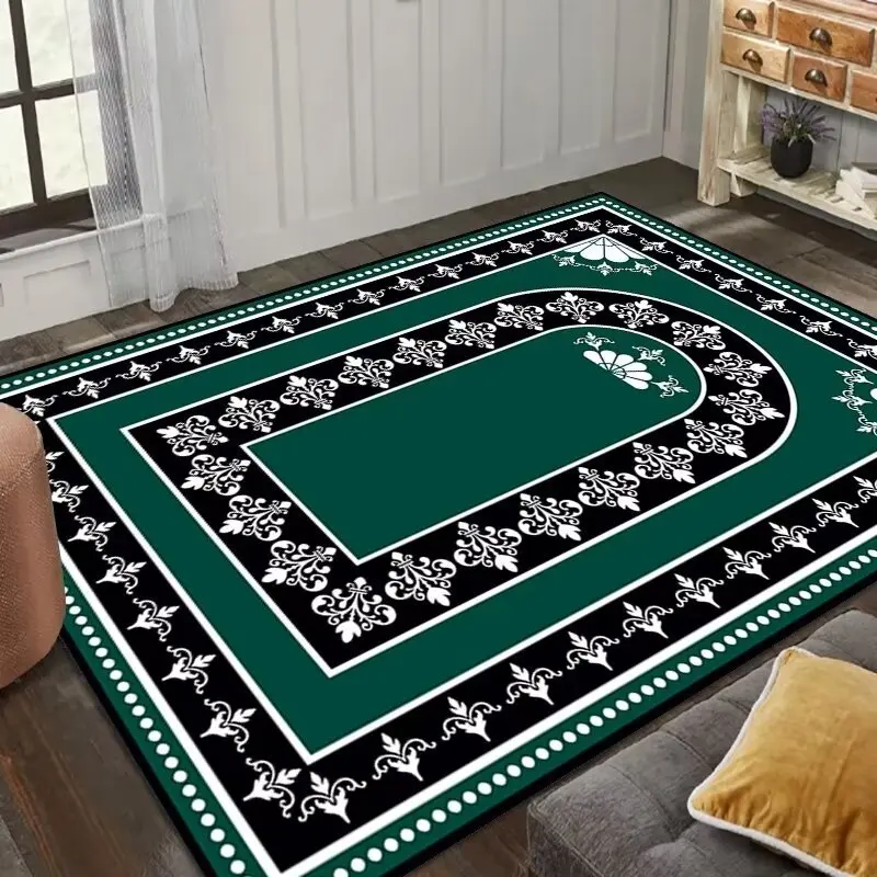 Premium Islamic Worship Prayer Rug Ethnic Style Printed Prayer Mat Living Room Carpet Sofa Table Large Area Rugs Ramadan Gift