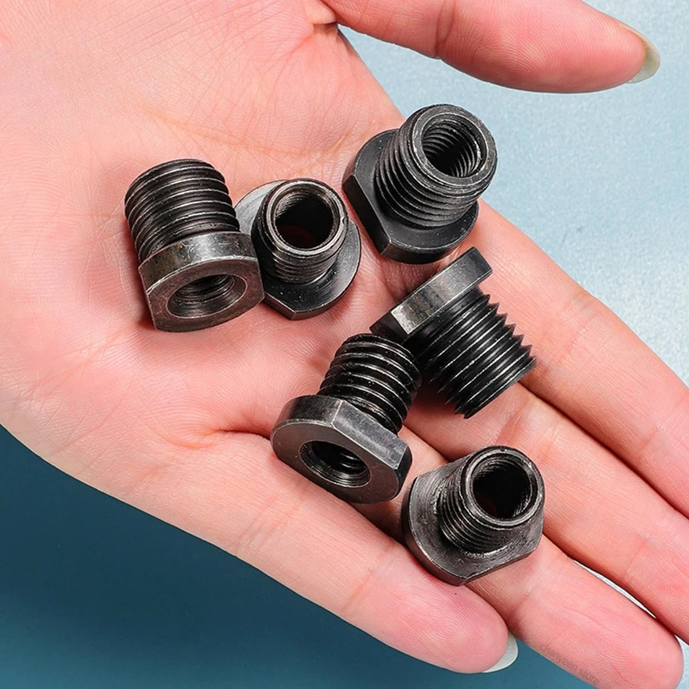 

M10 M14 M16 Adapter Angle Grinder Female Thread Nut Arbor Connector Polishing Screw Connecting Rod Connector Tools