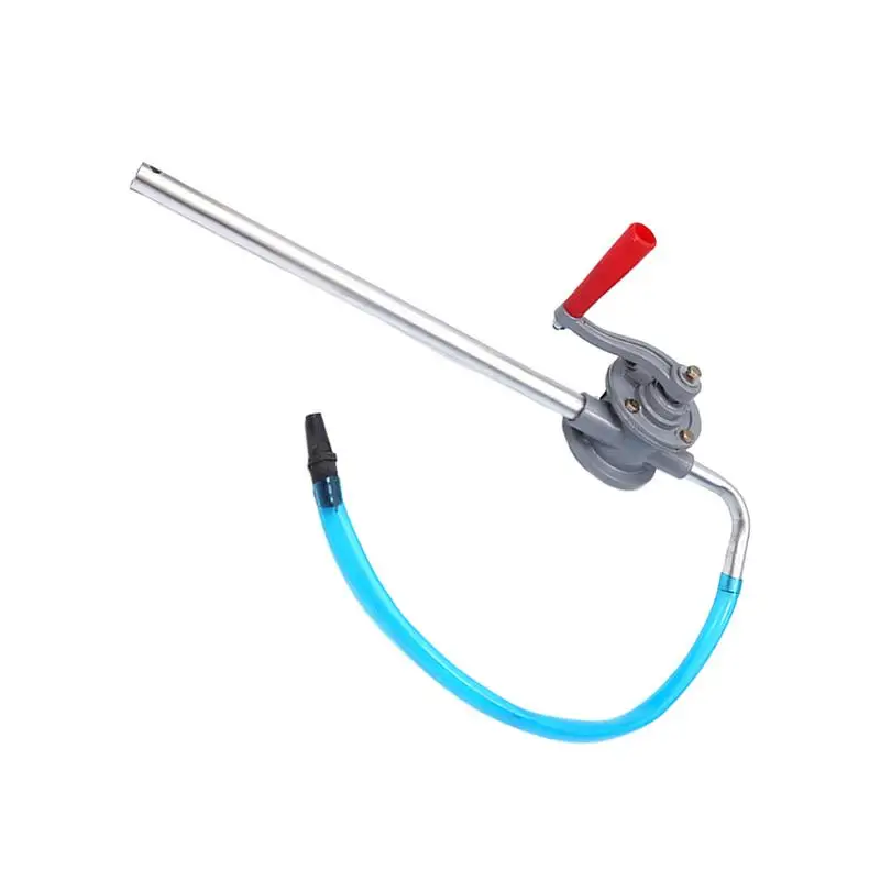 Hand Transfer Pump Small Manual Transmission Pump Automotive Engine Oil Extractor Portable Hand Crank Oil Drum Pump For Car