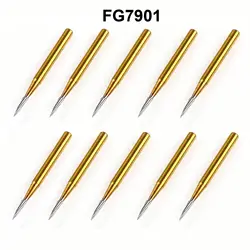 10 Pcs/1Box Dental Tungsten Carbide Trimming & Finishing Burs Drill Smooth FG 7901