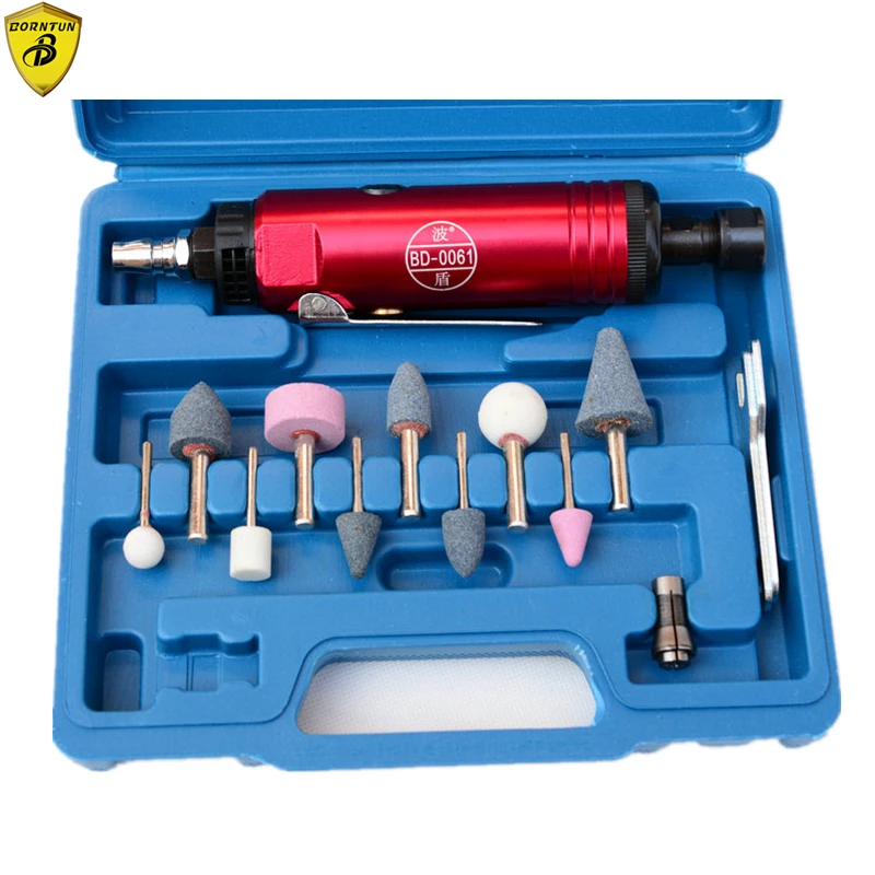 Borntun Pneumatic Air Die Grinders Strong Power Pneumatic Grinding Tool Air Grinder Polish Kit Set Mold Polishing Polisher Tools