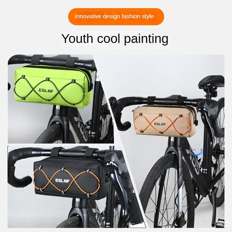 Bicycle Handlebar Bag Thermos Ice New Waterproof Portable Bicycle Front Handlebar Riding Bag Cycling Accessory Mountain Bike Bag