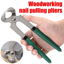 Single Ear Clamp Pliers Woodworking Nail Puller Tool 8 Inch/200mm Carbon Steel Pincer Crimper Nail Puller Car Repair Hand Tool