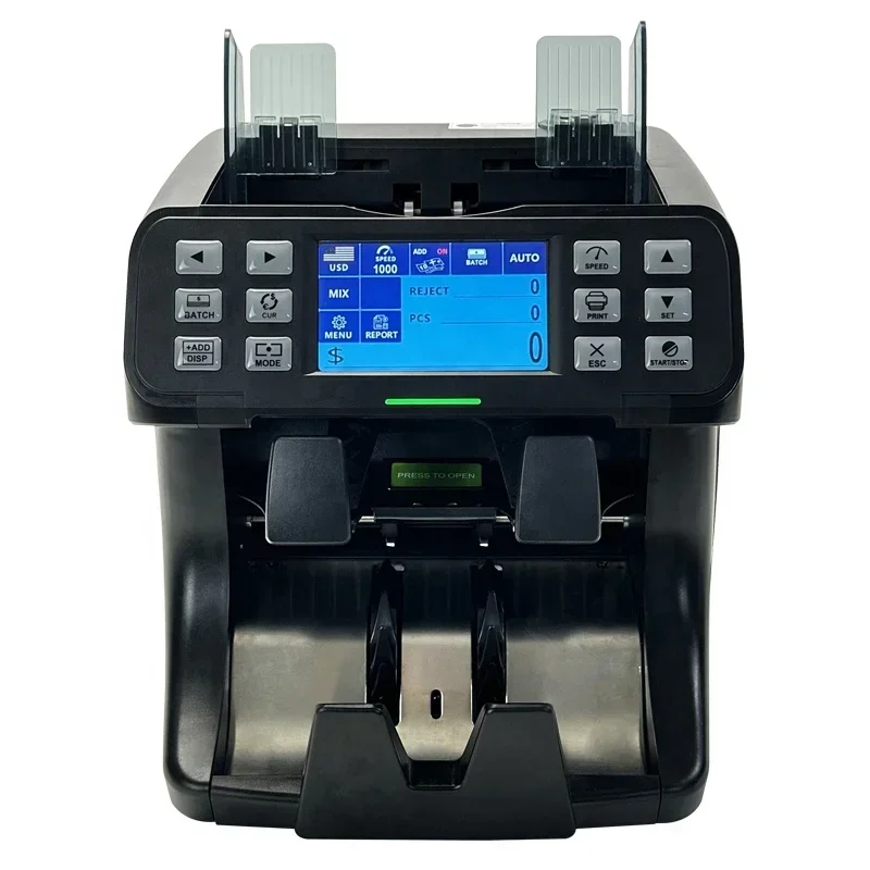 

XD-450P 2CIS Multi Money Counter Machine Install Up to 30 Currencies Cash Bill Banknote Detector with Mix Denomination2025