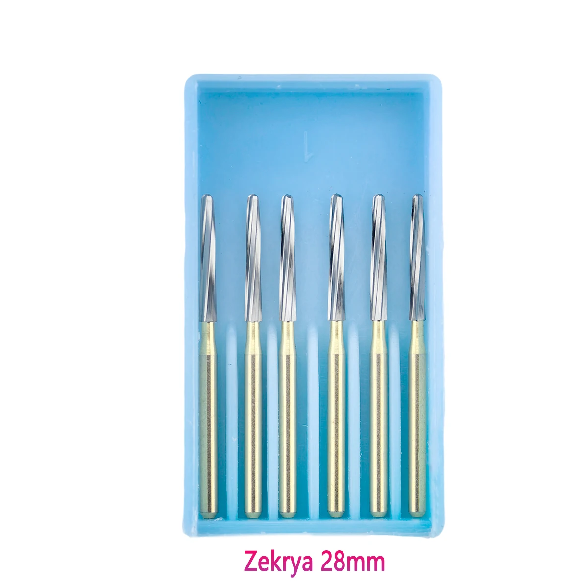 Broca Dental Série FG, Zekrya Tooth Extraction Burs, Endo Z Carbide, Tungsten Burs para alta velocidade Handpiece, 6pcs por caixa