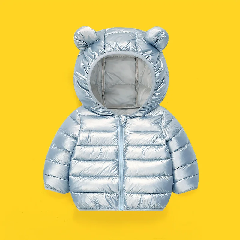 Children's clothes spring autumn and winter new solid color cotton coat boys and girls candy cute foreign style