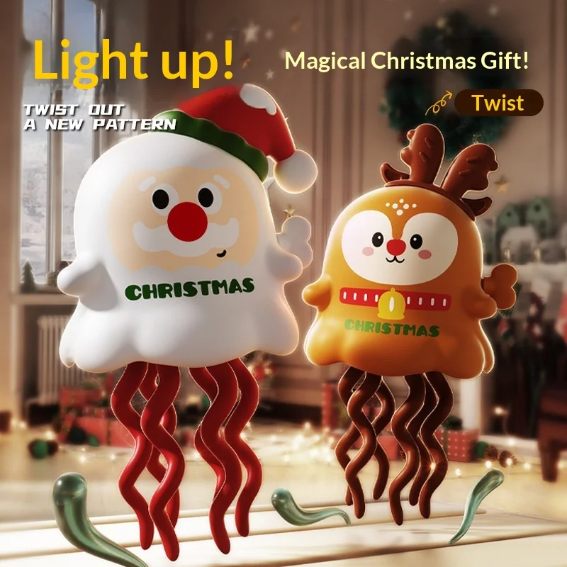 Wind Up Crawling Walking Toy Christmas Reindeer Novelty Funny Halloween Holiday Gift Home Party Decoration Interactive Toy