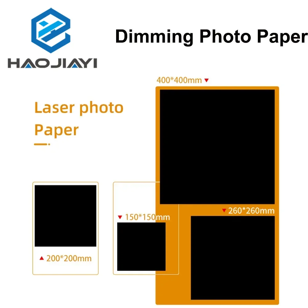 Macchina per marcatura laser saldatrice dimmerabile nera su due lati carta per test spot photoYAG con attenuazione su un solo lato in bianco e nero