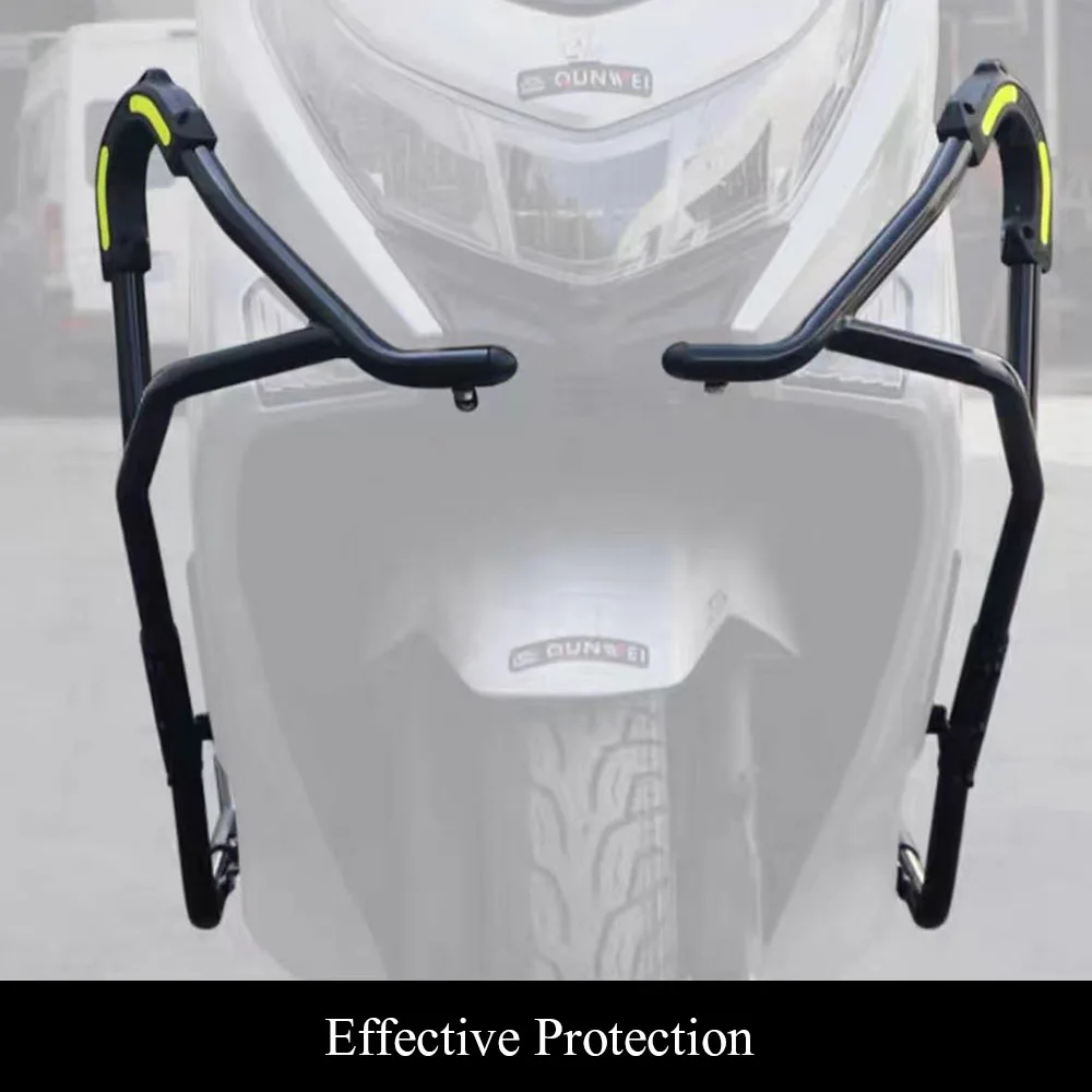 New Fit UHR 150 / UHR 125 Motorcycle Accessories Bumper Anti-Fall Protective Pole For Haojue UHR150 / UHR125 150UHR 125URH