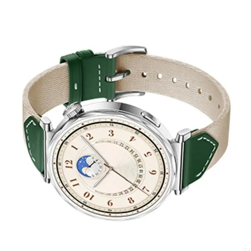 Correa cuero nylon Strap pulsera reloj inteligente para GT5 77JC