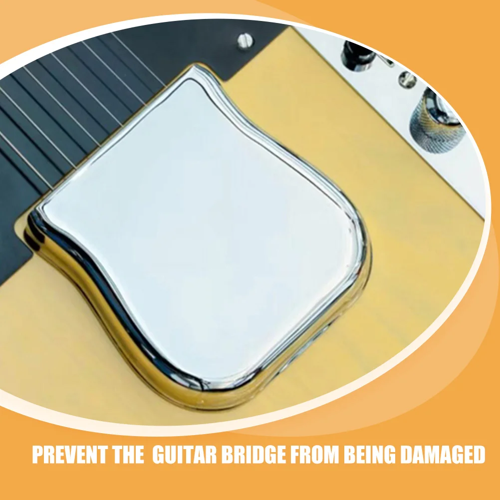 غطاء حماية لجسر الجيتار، مادة سبيكة، آمنة وموثوقة، تمنع الخدوش، غطاء جسر الجيتار ملحقًا