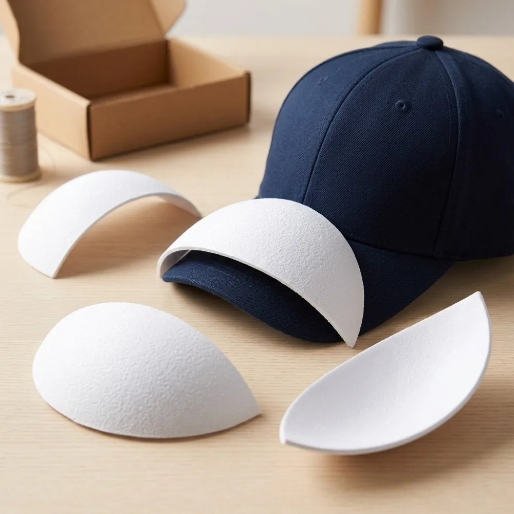 5PCS Paper Baseball Cap Support Insert White Portable Hat Support Insert Breathable 3D Structure Cap Crown Former